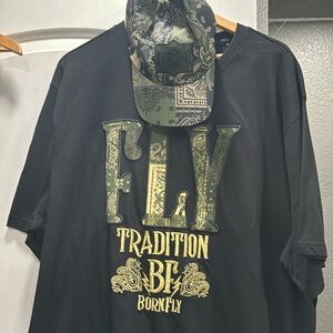 Born fly shirt and matching hat for sale